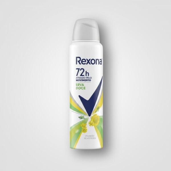 Desodorante Aerosol Antitranspirante Rexona Erva Doce 12X150 ML