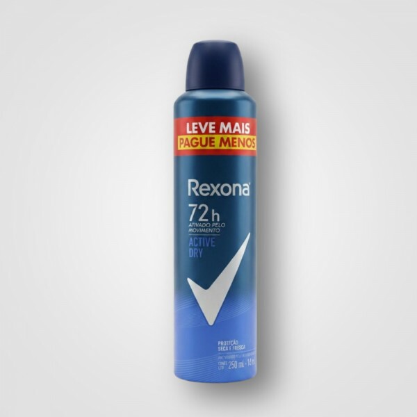 Desodorante Aerosol Antitranspirante Rexona Men Active Dry 12X250ML