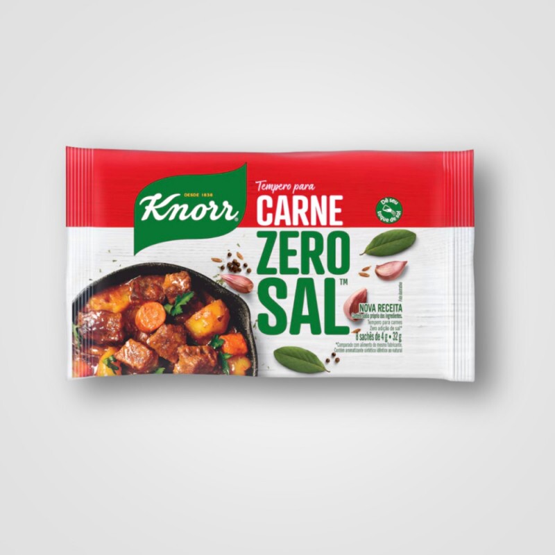 Tempero em Po Knorr Zero Adicao Sal Carne 24X32G Tempero em Po Knorr Zero Adicao Sal Carne 24X32G