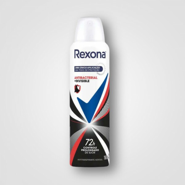 Rexona W Deo Aerosol Antitranspirante Antibacteriante Invisible 12X150ML